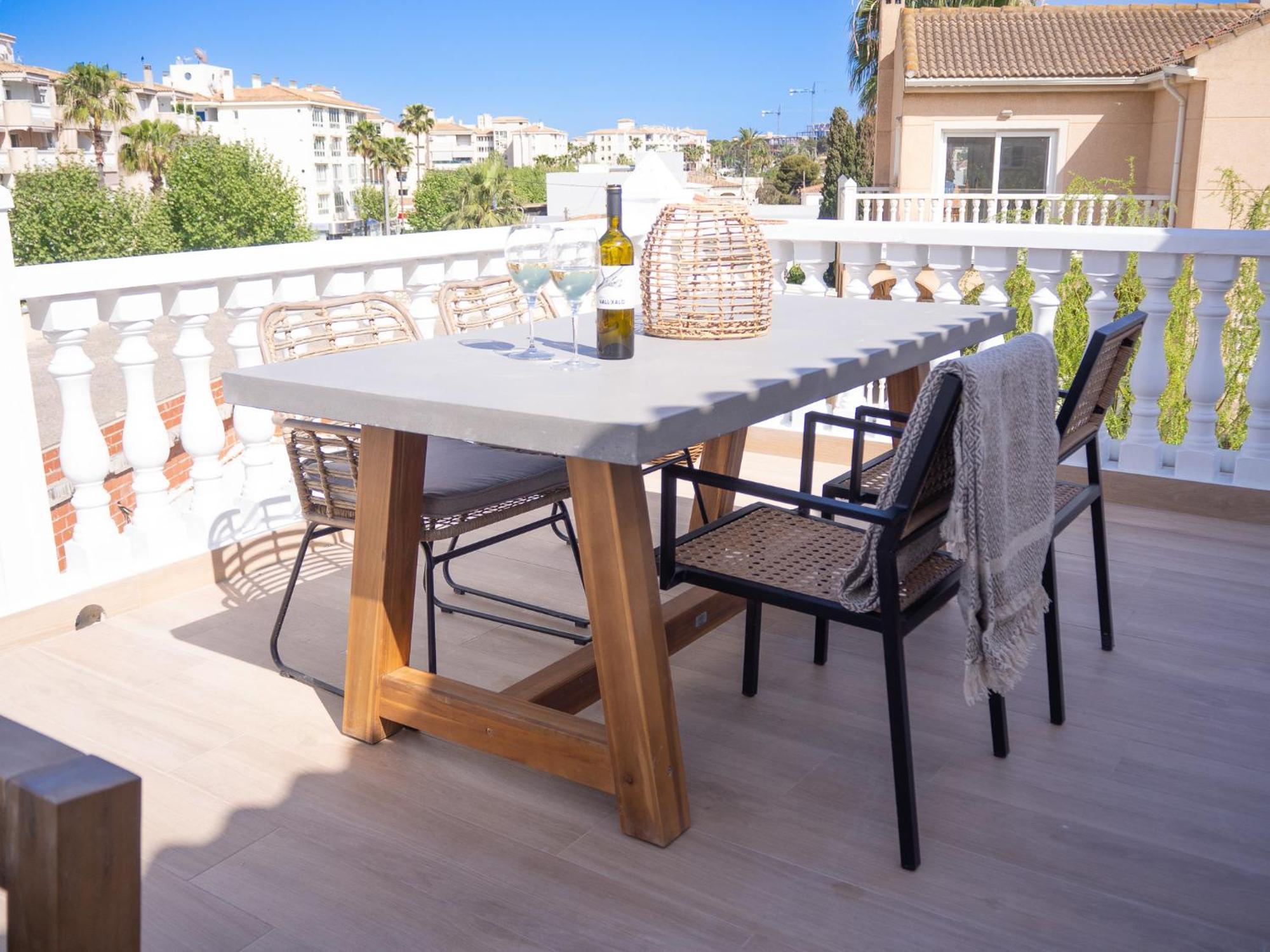 Casa Naru Albir, Duplex Appartement Met Ruim Terras En Buitenkeuken El Albir Exterior photo